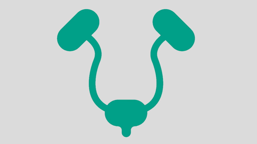 ilustração verde de incontinência