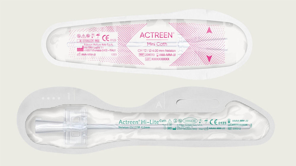 dois tipos de cateteres