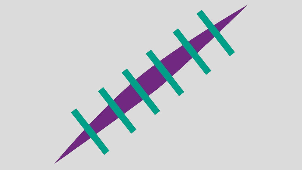 Ilustração da cicatriz