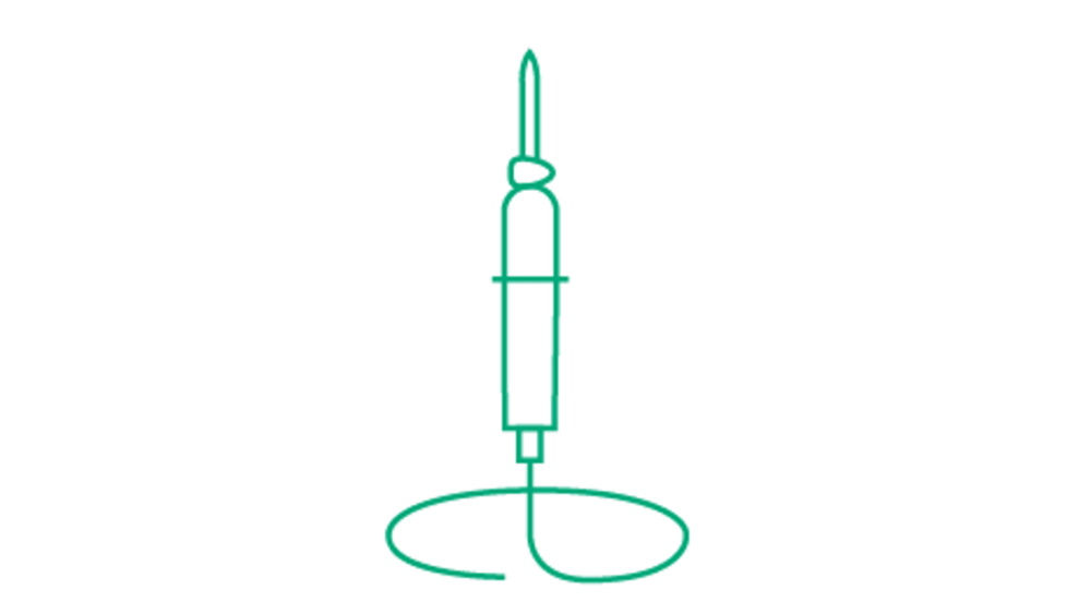 ilustração de uma taça verde com fruta cozida em puré