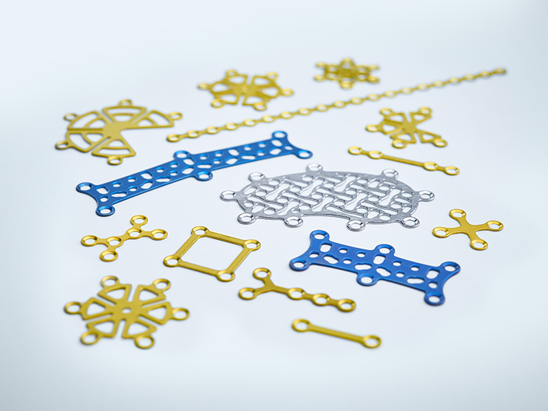 Placas em diferentes cores